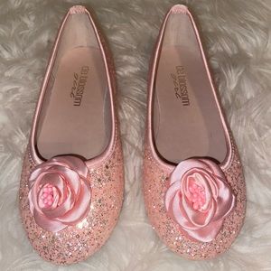 Girls sparkly flats